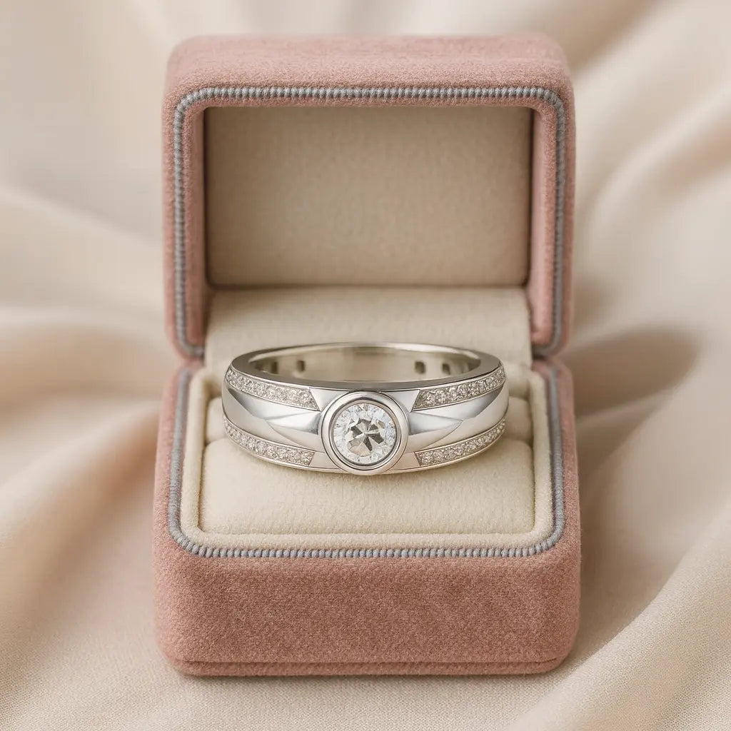 Eternal Radiance — 925 Silver Solitaire Rings for Timeless Love