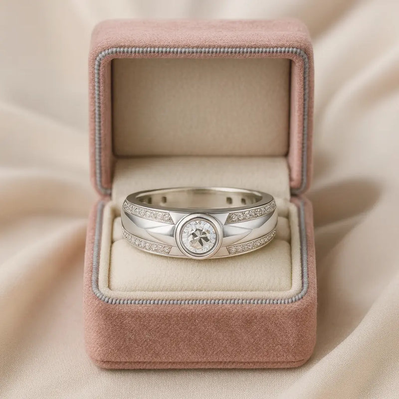 Eternal Radiance — 925 Silver Solitaire Rings for Timeless Love