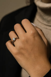 Moonlit Reverie — 925 Silver Diamond Rings for Dreamy Elegance