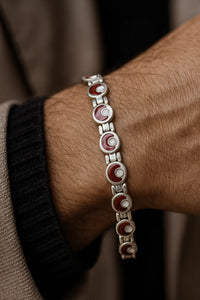 Harmony Premium Silver Bracelet – A Modern Symbol of Balance & Bold Elegance