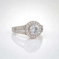 Starlit Blaze — 925 Silver Solitaire Rings for Radiant Elegance