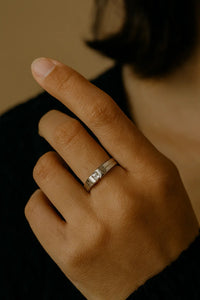 Eternal Beacon — Gleaming 925 Silver Solitaire Rings for Love’s Radiance