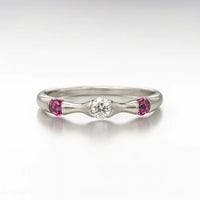 Elegance Awakened — 925 Silver Crystal & Garnet Rings for a Truly Magical Bond