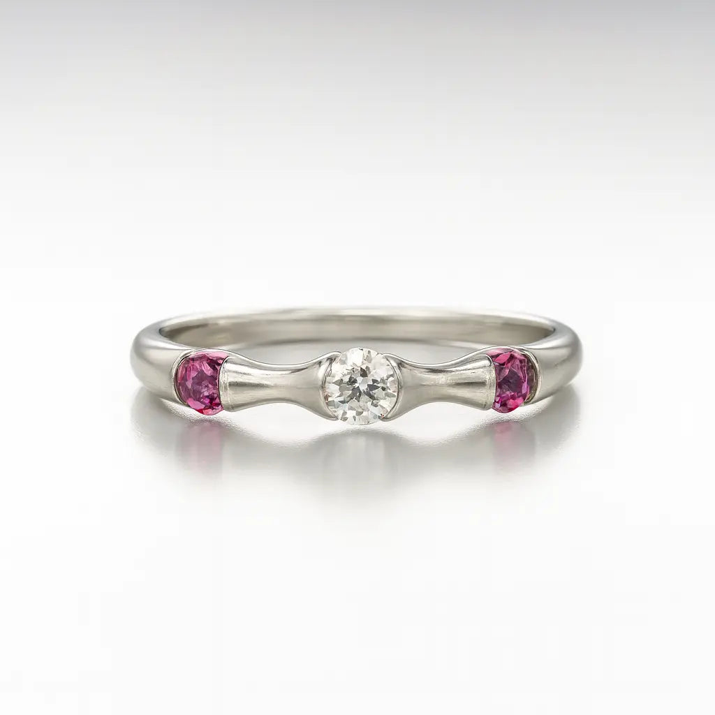 Elegance Awakened — 925 Silver Crystal & Garnet Rings for a Truly Magical Bond