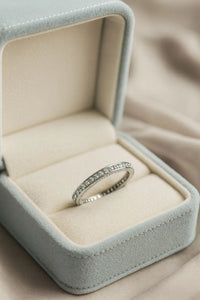Eternal Radiance — 925 Silver Diamond Eternity Rings for Unending Love
