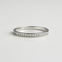 Eternal Radiance — 925 Silver Diamond Eternity Rings for Unending Love