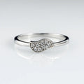 Whispering Elegance — 925 Silver Diamond Rings for Subtle Sophistication