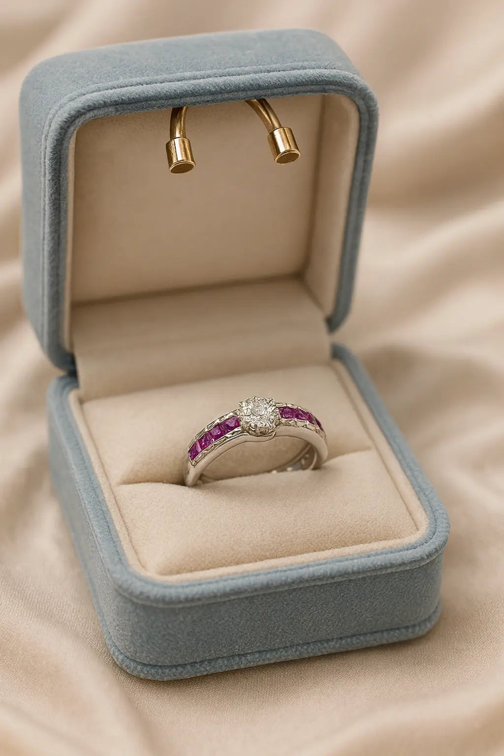 The Majestic Ruby Radiance — 925 Silver Rings for Unforgettable Moments