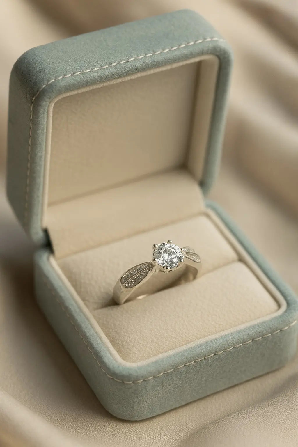 Eternal Radiance — 925 Silver Solitaire Rings for Timeless Love