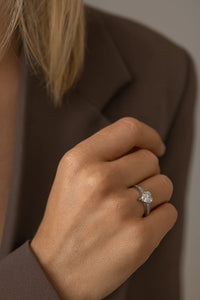 Eternal Heartbeat — 925 Silver Heart Diamond Rings for Timeless Love