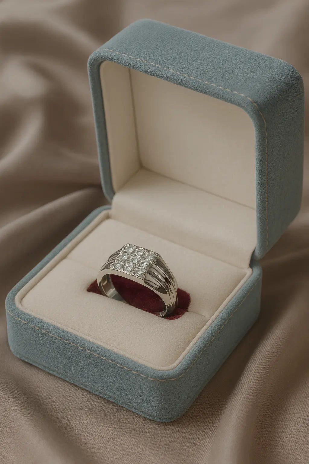 The Enchanted Radiance — 925 Silver Diamond Cluster Rings for Unforgettable Moments