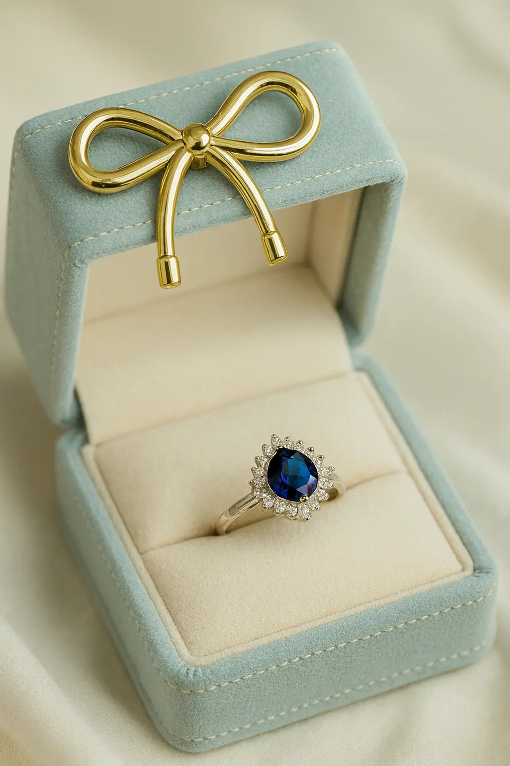 Midnight Majesty — 925 Silver Sapphire Rings for a Night of Enchantment