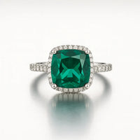 Enchanted Forest — 925 Silver Emerald Rings for Timeless Mystique