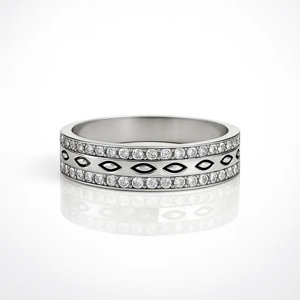 Eternal Elegance — 925 Oxidised Silver Rings for Timeless Sophistication
