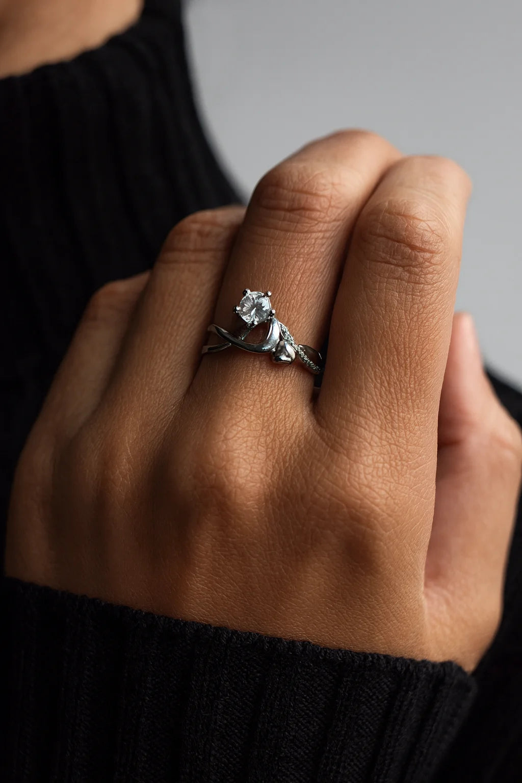 Moonlit Symphony — 925 Silver Diamond Rings for Unforgettable Moments