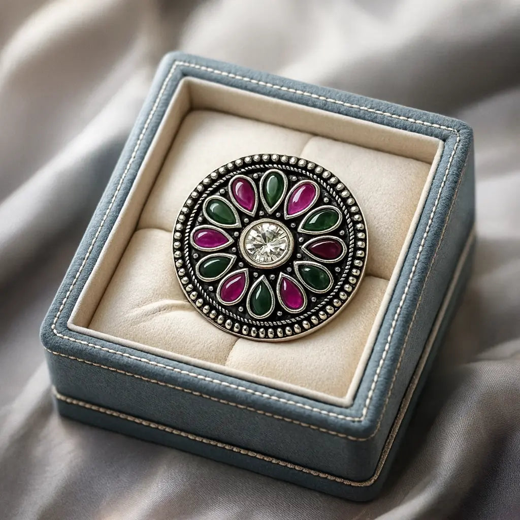 Enchanted Blossom — 925 Silver Floral Rings for Timeless Beauty