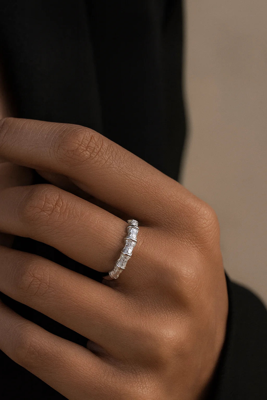 Moonlit Elegance — 925 Silver Diamond Rings for Radiant Nights