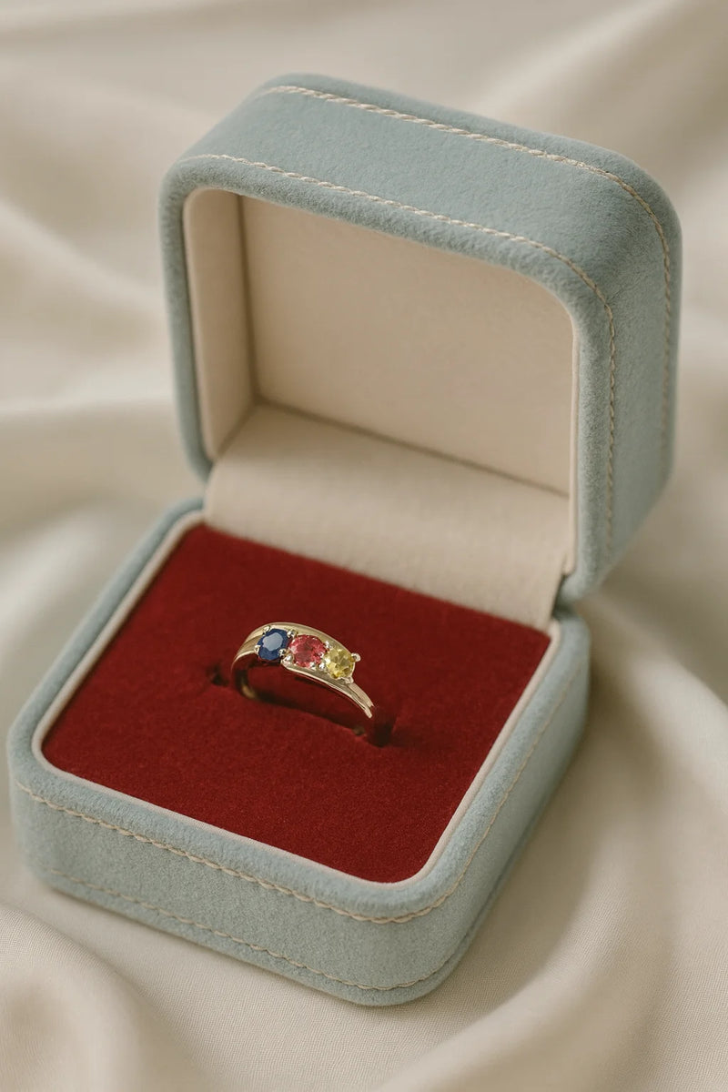 Symphony of Colors — 925 Silver Multi-Gemstone Rings for Vibrant Elegance