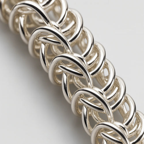 Imperial Weave Silver Premium Bracelet – The Royal Strength & Sophistication