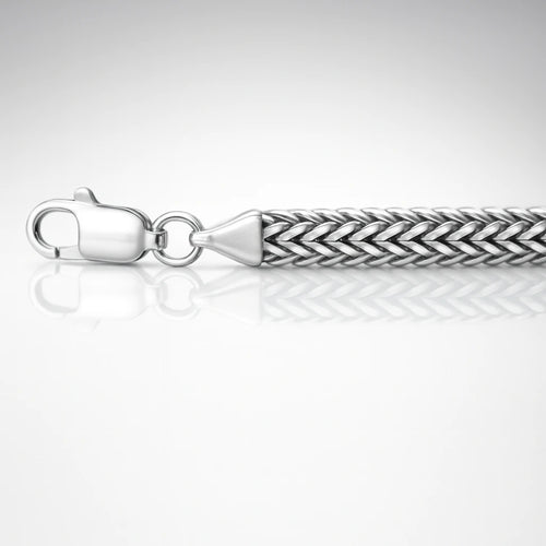 Men’s Classic Premium Silver Woven Bracelet – Minimalist Everyday Accessory