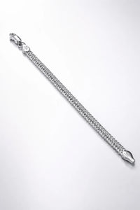 Men’s Classic Premium Silver Woven Bracelet – Minimalist Everyday Accessory