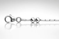 Minimalist Premium Silver Bead Unisex Bracelet – Delicate  Everyday Jewelry