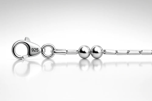 Minimalist Premium Silver Bead Unisex Bracelet – Delicate  Everyday Jewelry