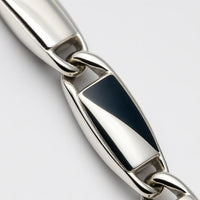 Premium Silver Men’s Link Bracelet – Minimal Elegant Design