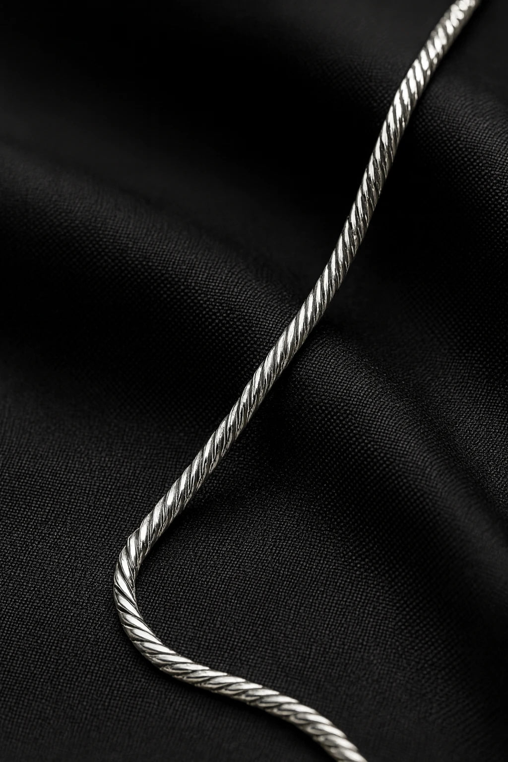 925 Sterling Silver Rope Chain for Men & Women | Hallmarked Twisted Silver Chain| Premium Chain by SK Jewellers