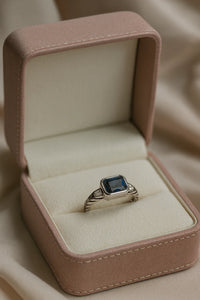 Midnight Majesty — 925 Silver Sapphire Rings for Royal Enchantment
