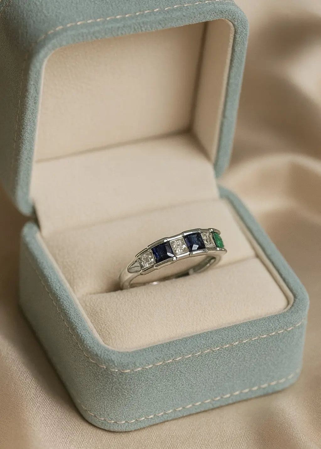 The Majestic Sapphire Symphony — 925 Silver Rings for Unforgettable Moments