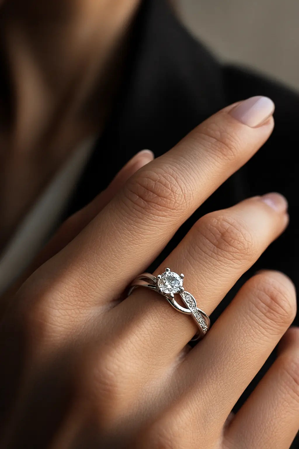The Ethereal Princess — Luxurious Solitaire Silver Rings for Timeless Romance