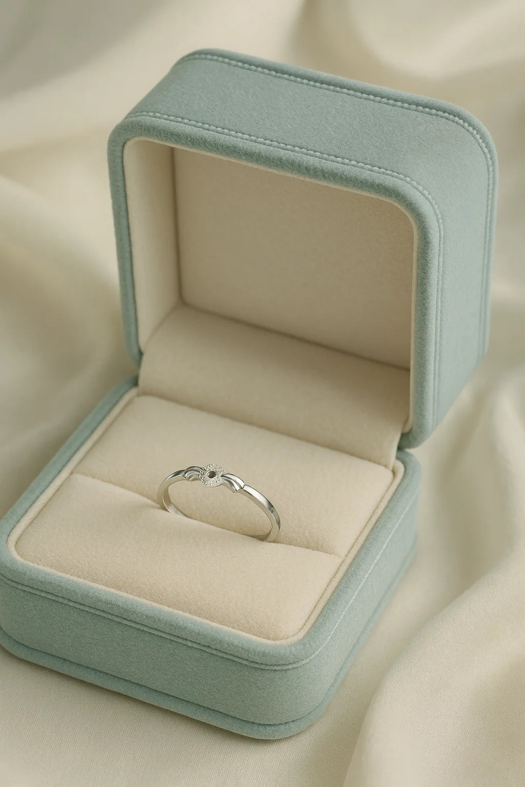 Aurora Halo Flight — 925 Silver Diamond Rings for Wishes That Learn to Fly