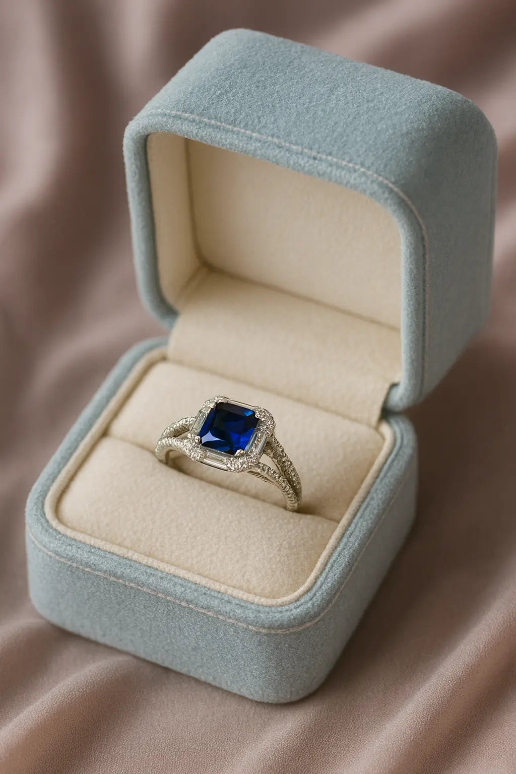 Midnight Majesty — 925 Silver Sapphire Rings for Unforgettable Nights