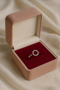 Luminous Circle of Always — 925 Silver Diamond Rings for Quiet Forever Promises