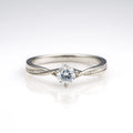 Starlit Elegance — 925 Silver Solitaire Rings for a Radiant Romance