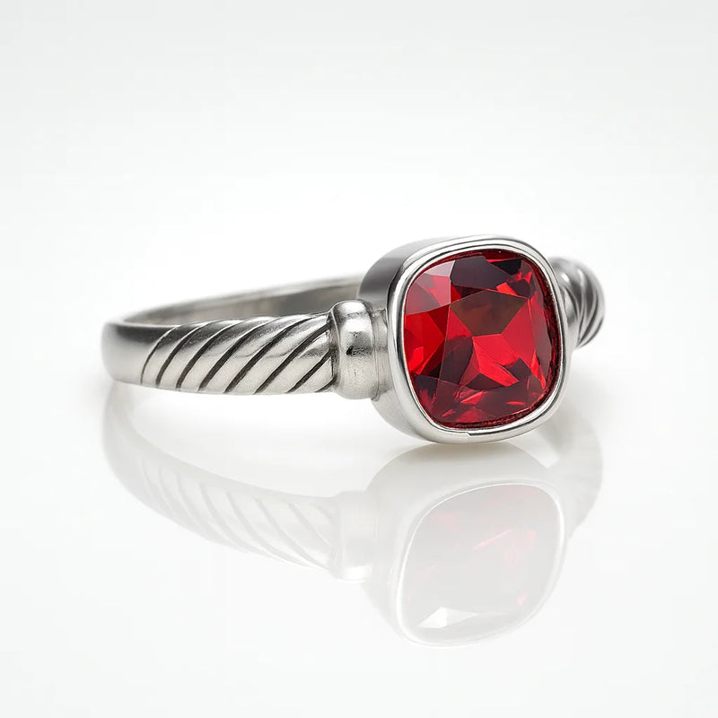 Scarlet Dreams — 925 Silver Ruby Rings for Unforgettable Moments