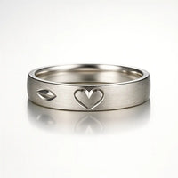 925 Pure Silver Heart Promise Band — A Symbol of Pure Love, Loyalty & Forever Connection