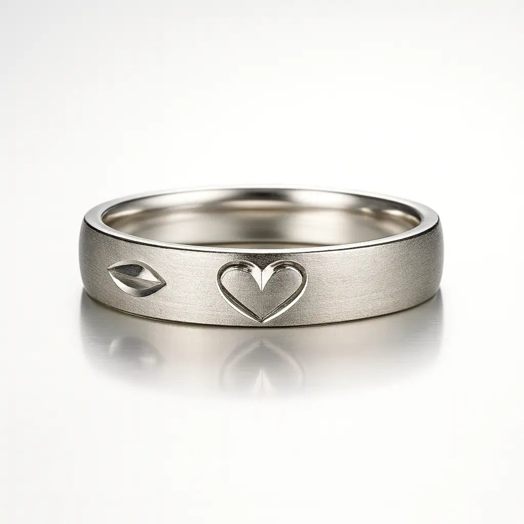 925 Pure Silver Heart Promise Band — A Symbol of Pure Love, Loyalty & Forever Connection