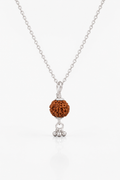 Rudraksh Silver Pendant | 925 Sterling Silver | S.K Jewellers