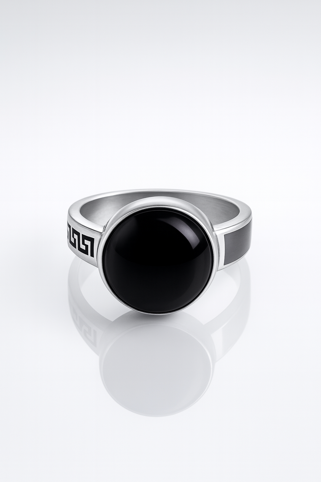 The Royal Shadow Rings — 925 Silver Men’s Vintage Onyx Band for Power, Legacy & Timeless Class