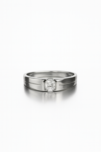 Eternal Solstice — 925 Silver Solitaire Rings for Timeless Brilliance