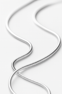 Premium Silver Snake Chain – Minimalist, High-Shine