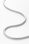 Premium Silver Snake Chain – Minimalist, High-Shine