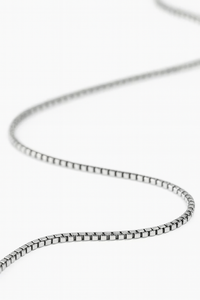 Premium Silver Box Chain – Minimal, Durable & Modern