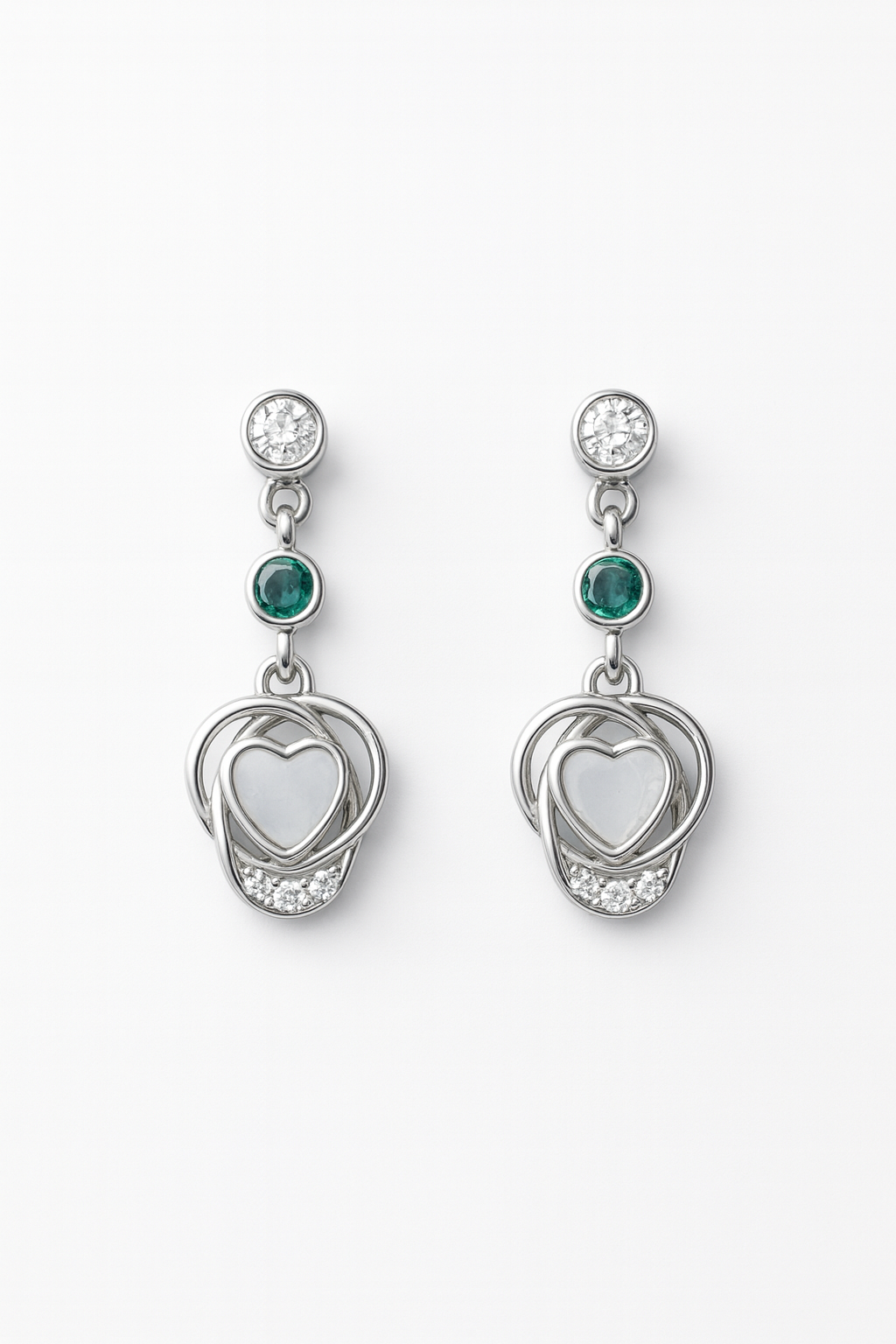 Celestial Embrace: Captivating Oxidised Silver Orb Earrings