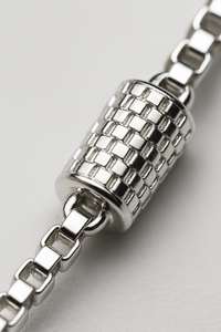 Eternal Edge Silver Chain – Precision-Cut Box Links for Modern Masculine Refinement
