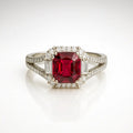 The Royal Scarlet Ruby — 925 Silver Rings for a Love That Reigns Forever