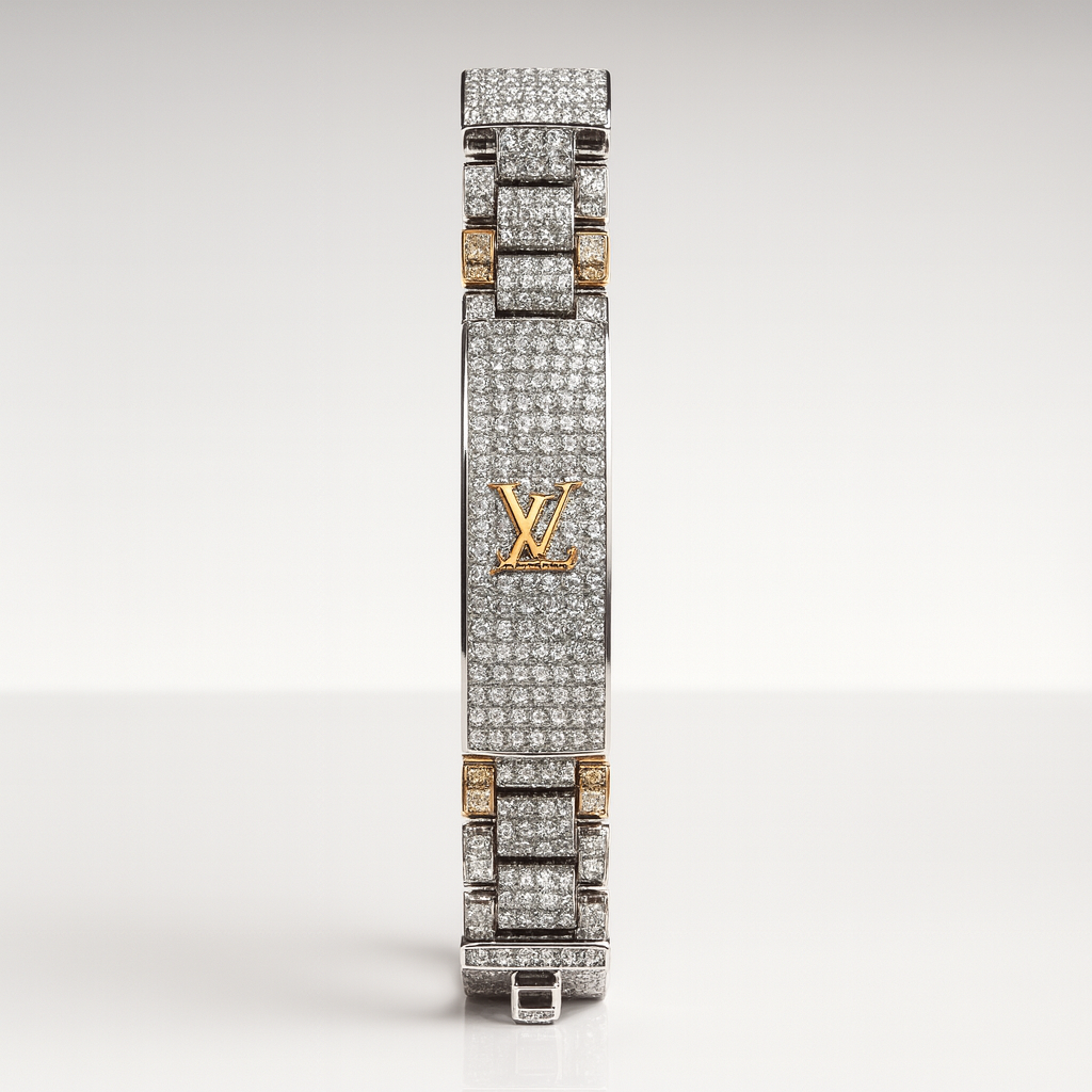 Imperial Luxe Diamond-Link Bracelet – A Masterpiece Silver Statement Jewelry