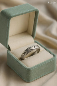 925 Pure Silver Heart Promise Band — A Symbol of Pure Love, Loyalty & Forever Connection